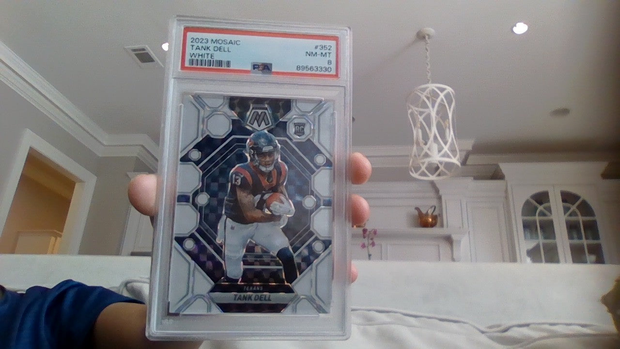 Tank Dell football card