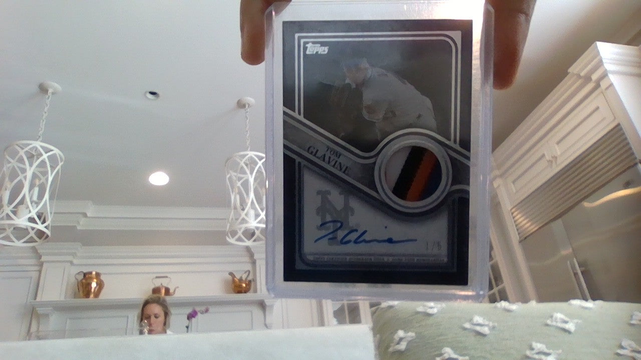 Tom Glavine baseball card