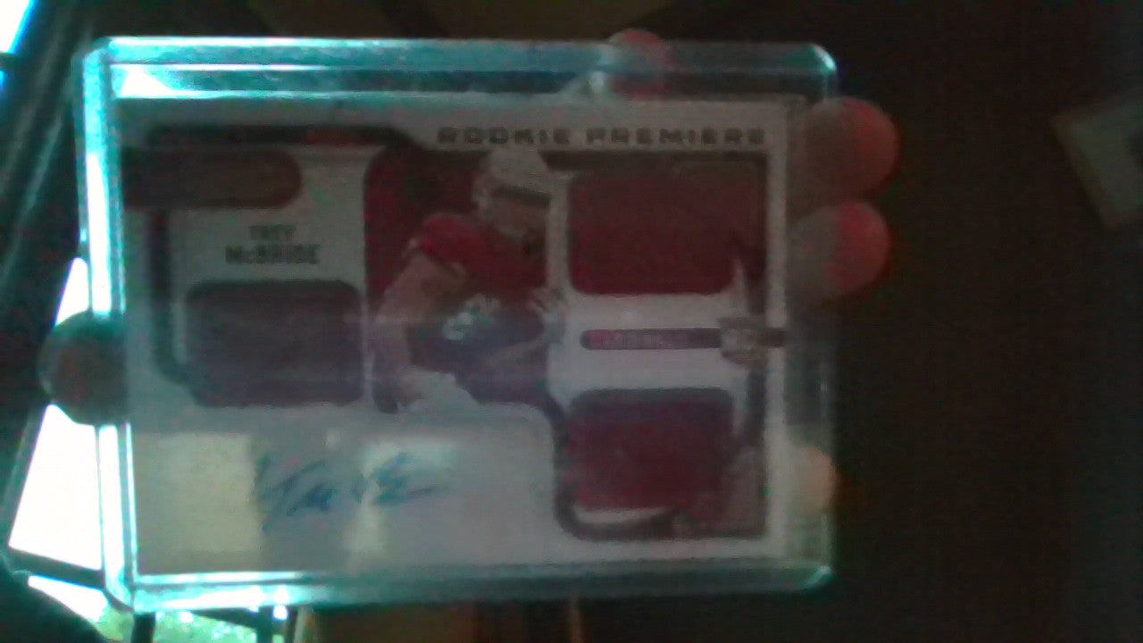 Trey McBride football card